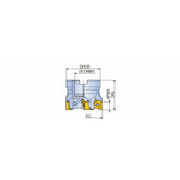 4N TF90-R-11 90° Face mills with unique four high positive helical cutting edges of double-sided 4NKT 11 inserts - Big-tools Industrial Supply Tools for Metal Cutting